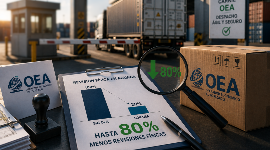 Cómo la Certificación OEA Recorta hasta 80% tus Revisiones Físicas en Aduana