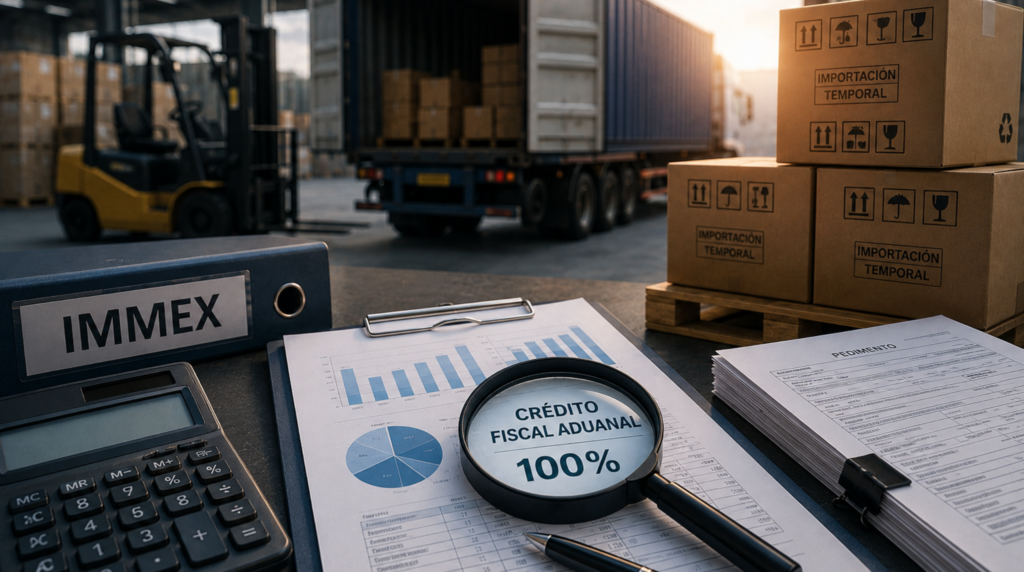 El crédito fiscal aduanal del 100% para tu empresa IMMEX